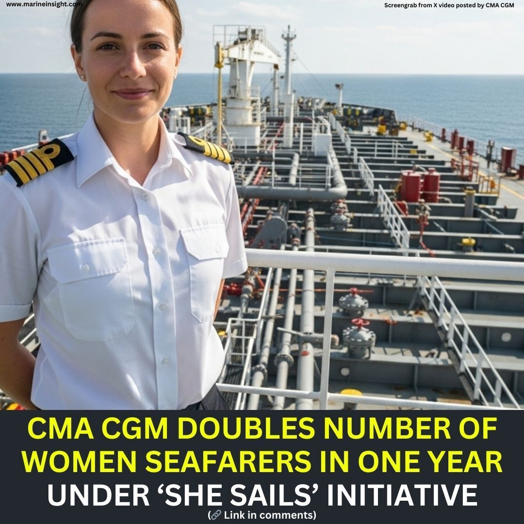 Marine Insight - ⚓ CMA CGM Doubles Number Of Women... | Facebook
