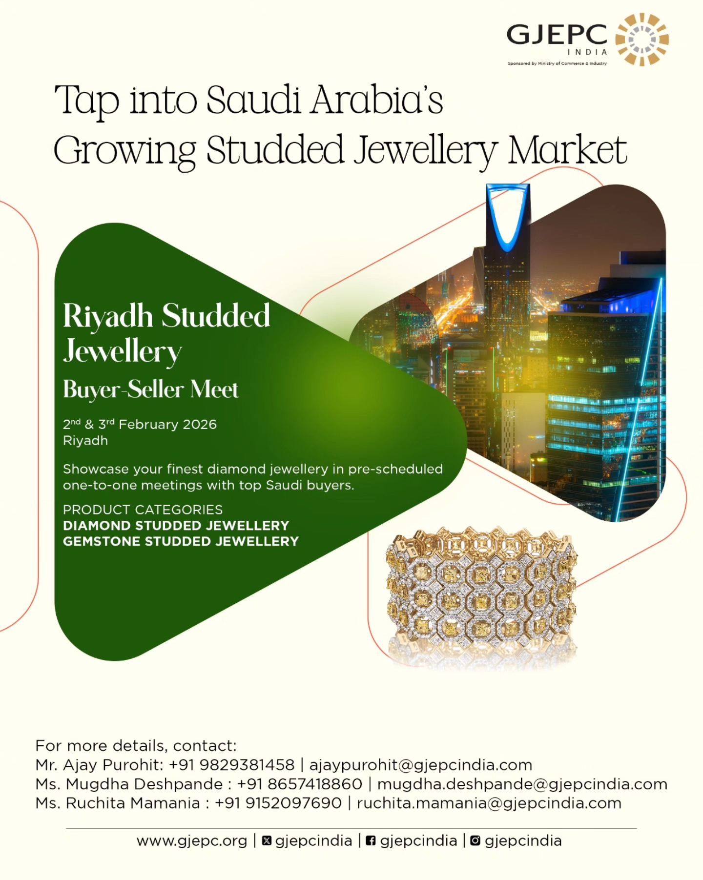 GJEPC - *Tap into Saudi Arabia’s Growing Studded Jewellery Market ...