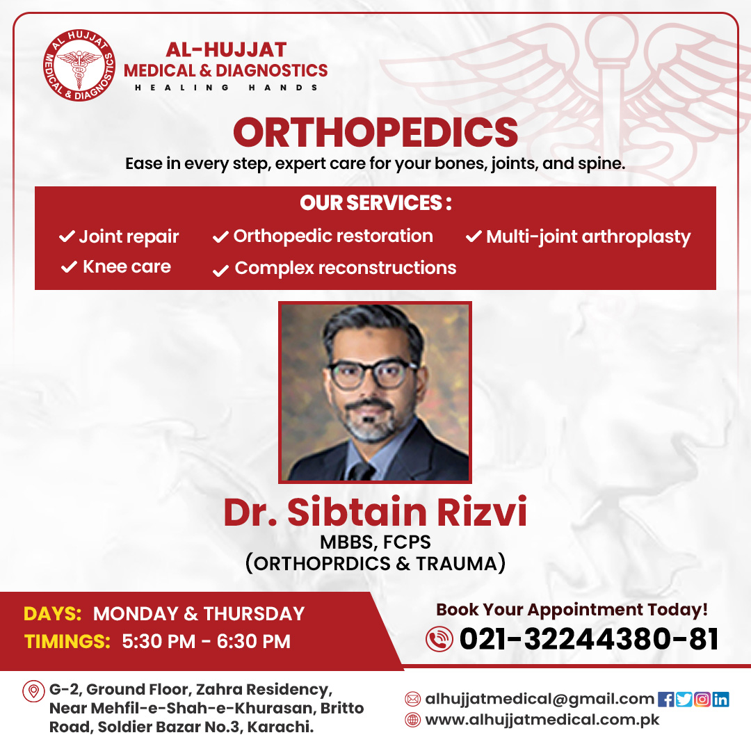 Al-Hujjat - Expert Orthopedic Care at Al-Hujjat Medical & Diagnostics ...