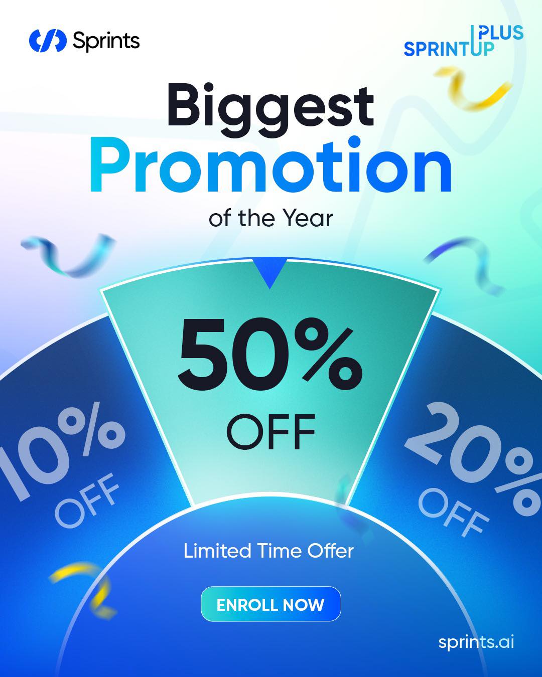 Sprints - Catch the Biggest Promotion of the Year! For a limited time ...
