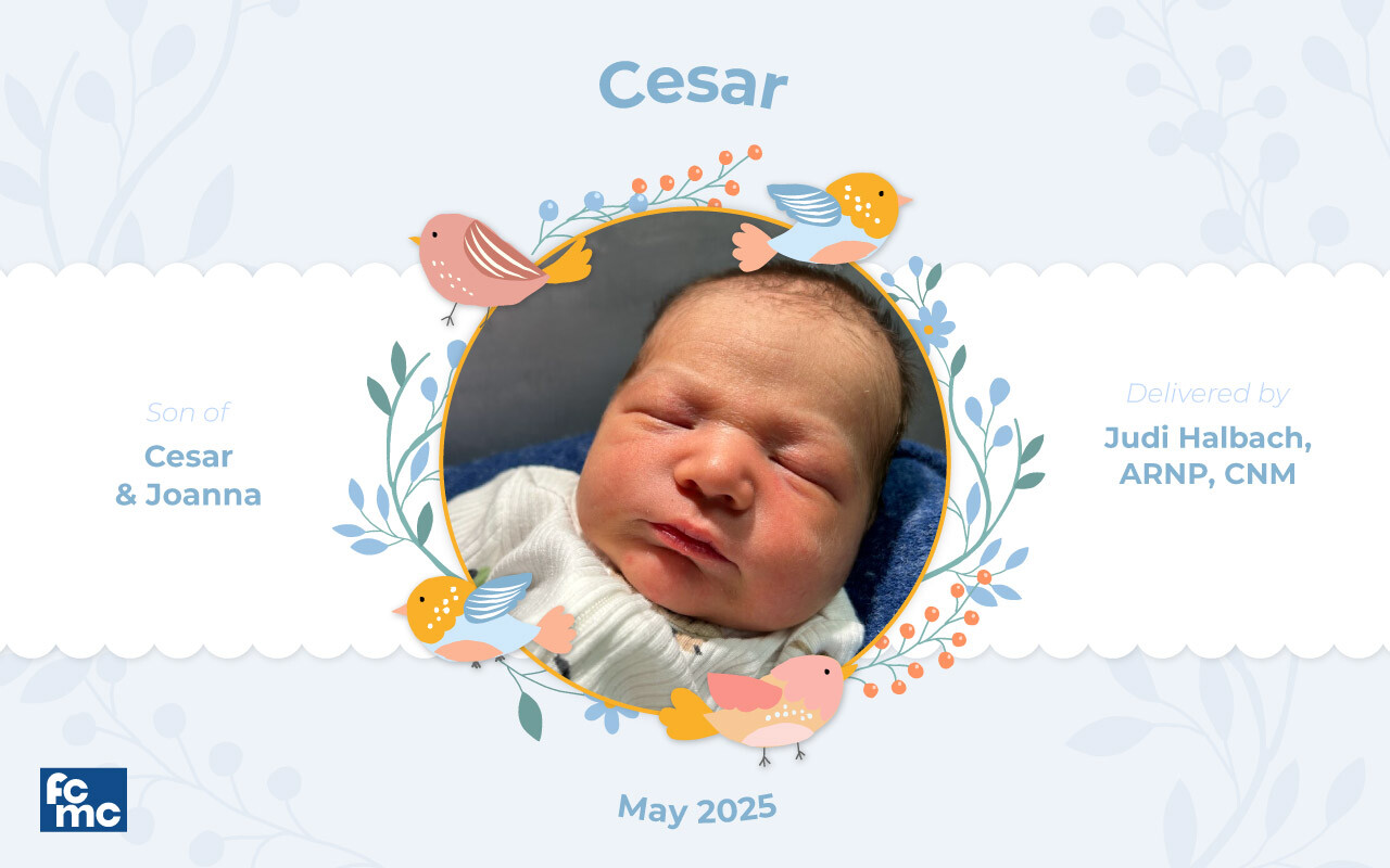 Floyd - Congratulations to Cesar and Joanna on the birth of their son ...