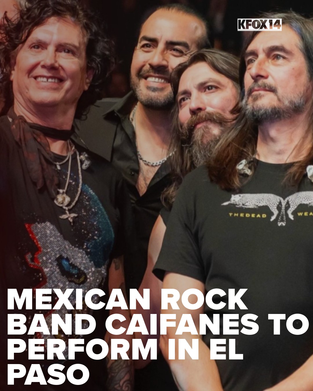 KFOX-TV - The Mexican rock🎸 band Caifanes will perform in El Paso next ...