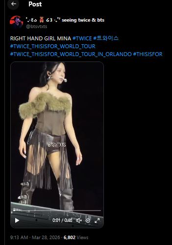 repost 260327 This Is For Orlando Day 1 MINA IS NO LONGER WEARING
