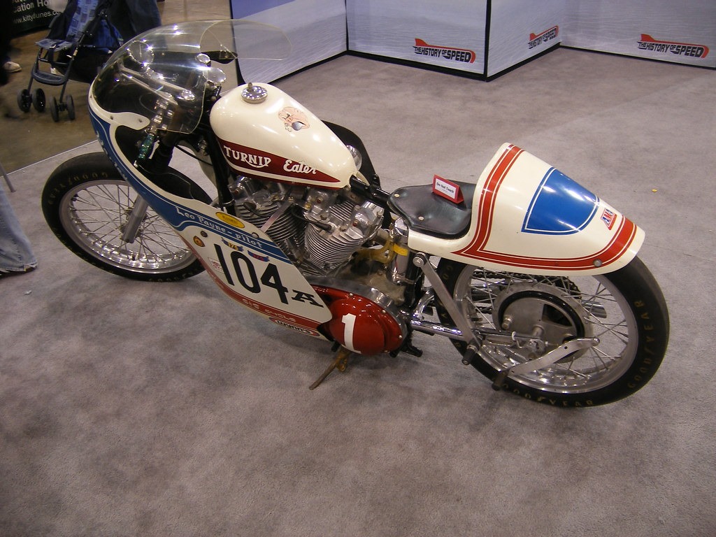 This famous 1957 Sportster became the first non-streamliner over