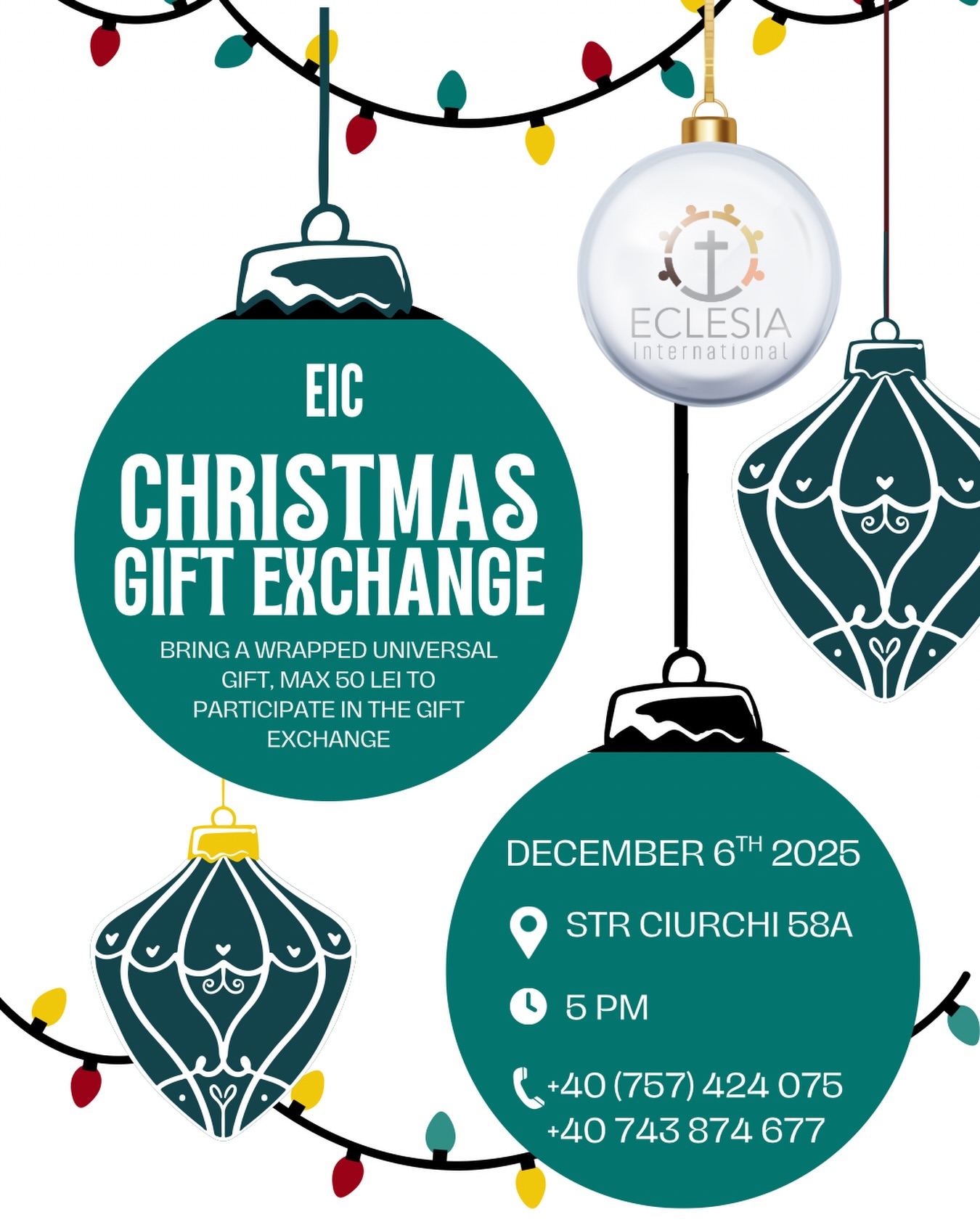 Eclesia - UPDATE: the location has changed to Strada Ciurchi 58A Join ...