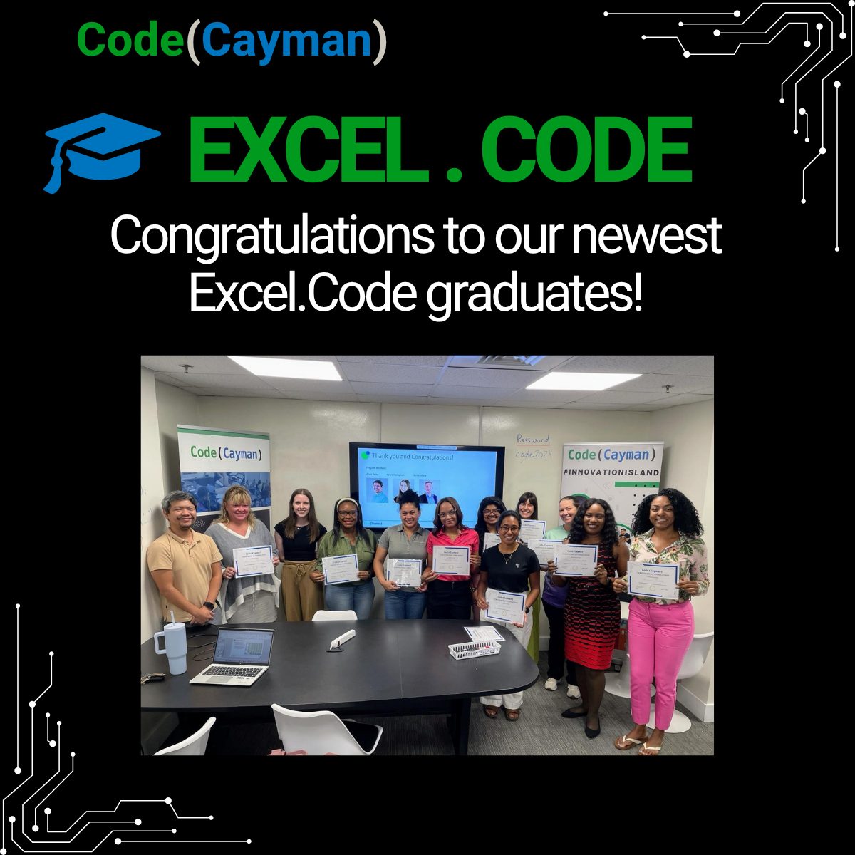 Code - 🎉Congratulations to our latest Excel.Code graduates! After 6 ...