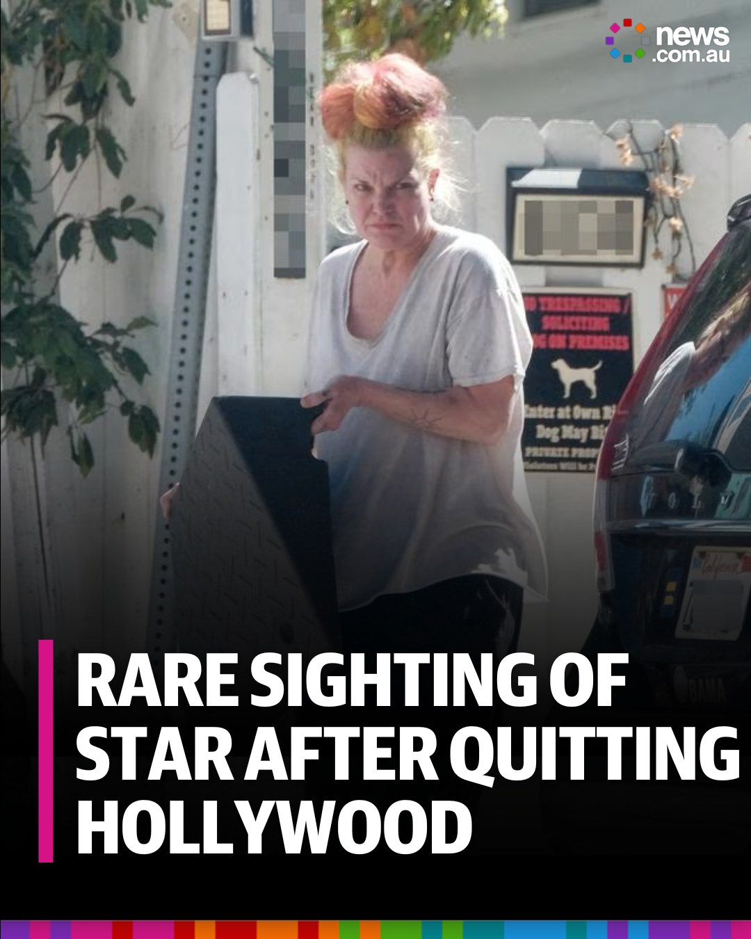 News.com.au - The actress has been spotted looking very different ...