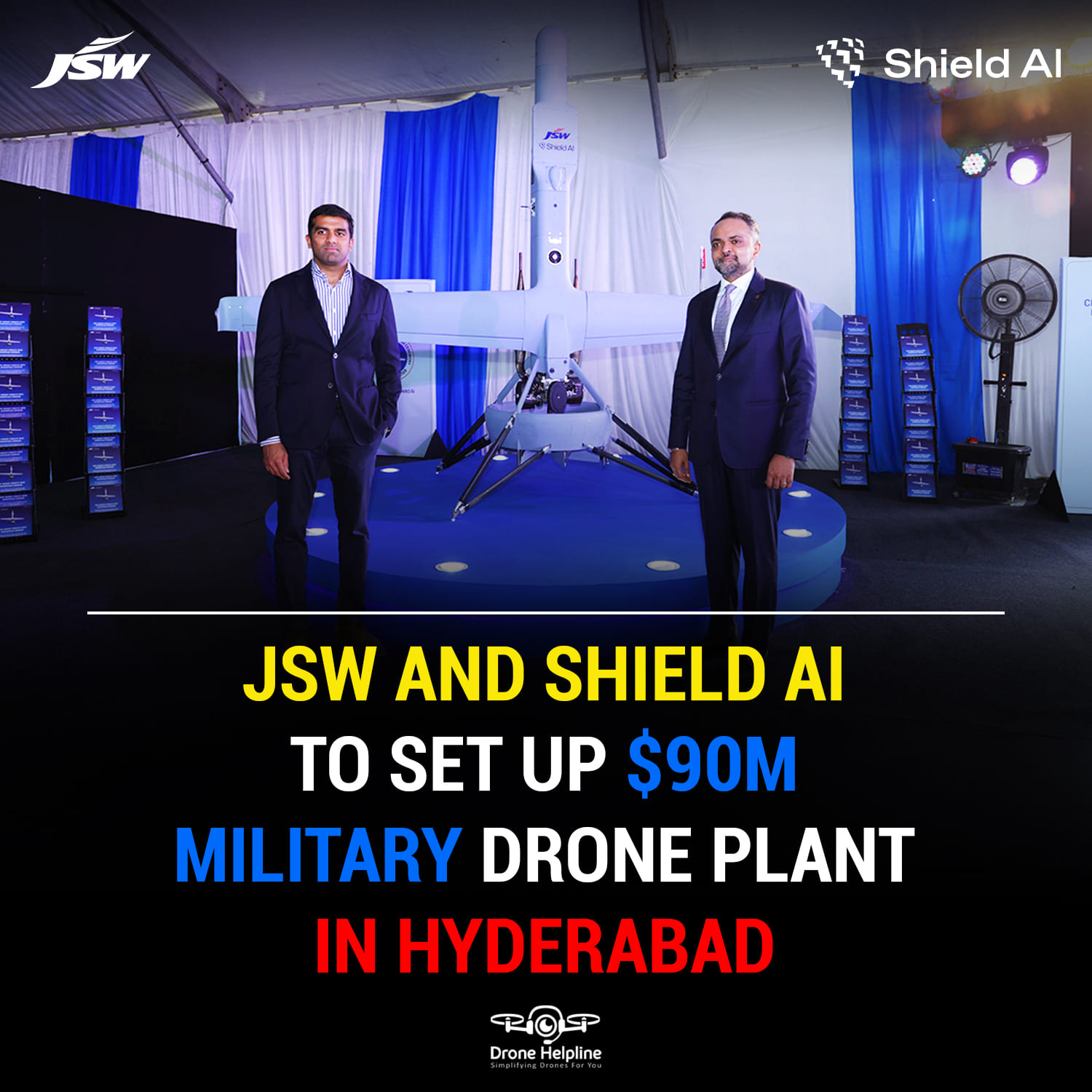 Drone - JSW Group has begun setting up a $90 million UAS manufacturing ...