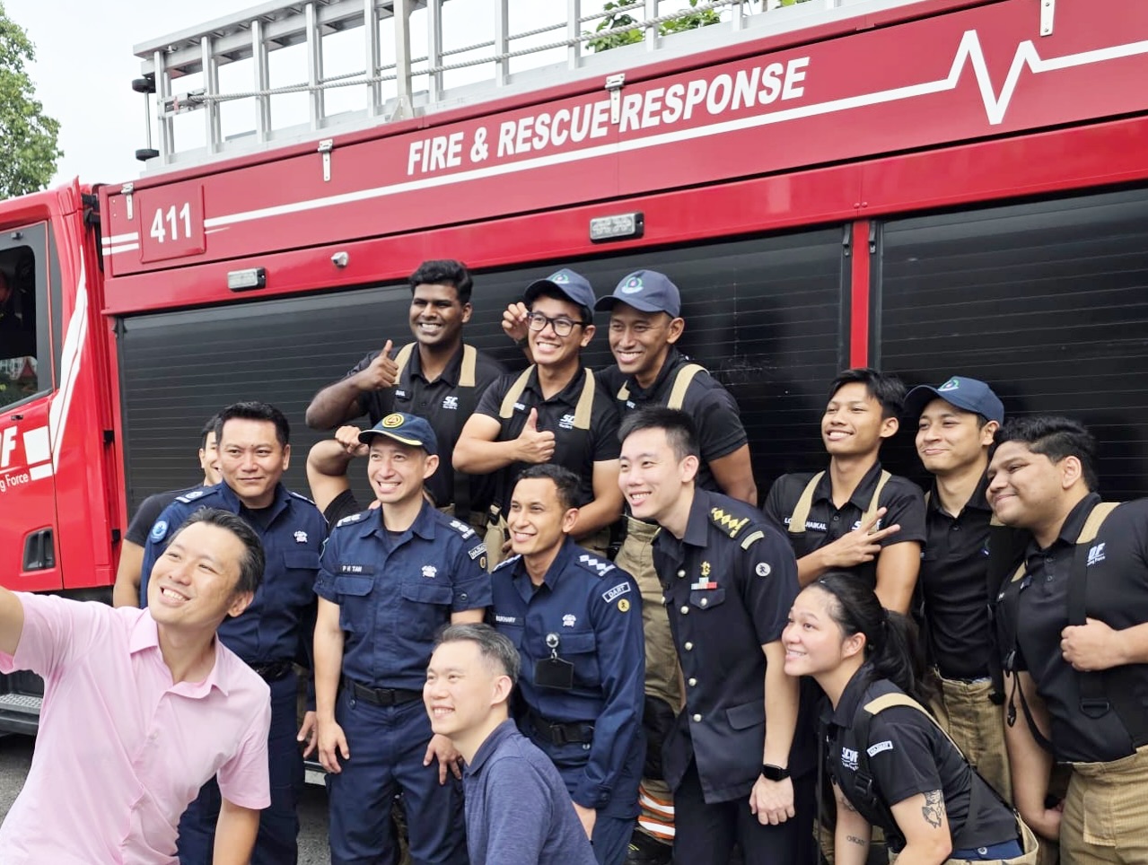 Shawn - “Jolly good fellows”! The SCDF team at Jurong has worked ...