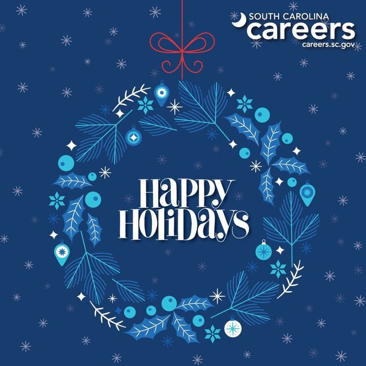 SC - South Carolina state offices are closed Dec. 24-26 in observance ...