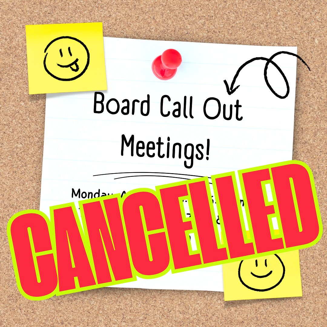 Noblesville - Due to unforeseen circumstances, tonight’s Board Call Out ...