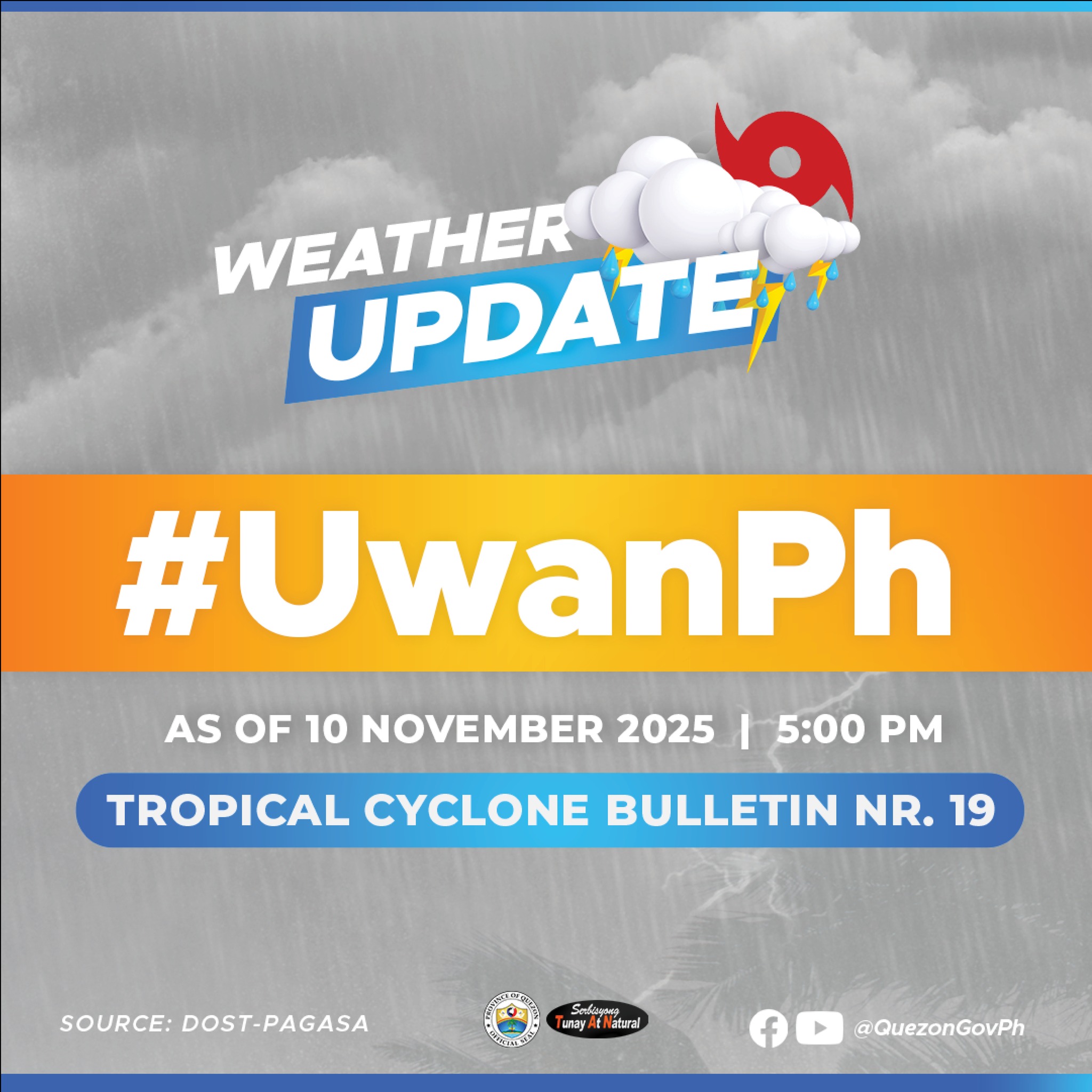 TROPICAL CYCLONE... - Provincial Government of Quezon | Facebook