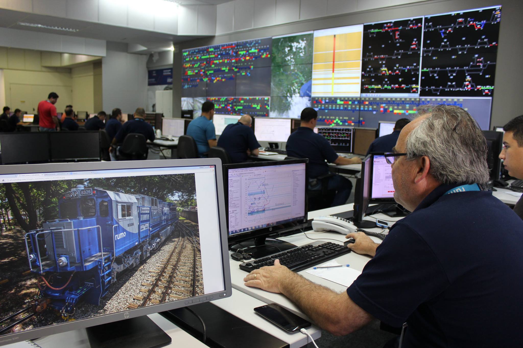 Rumo - O Centro de Controle de Operações (CCO) da Rumo vai coordenar ...