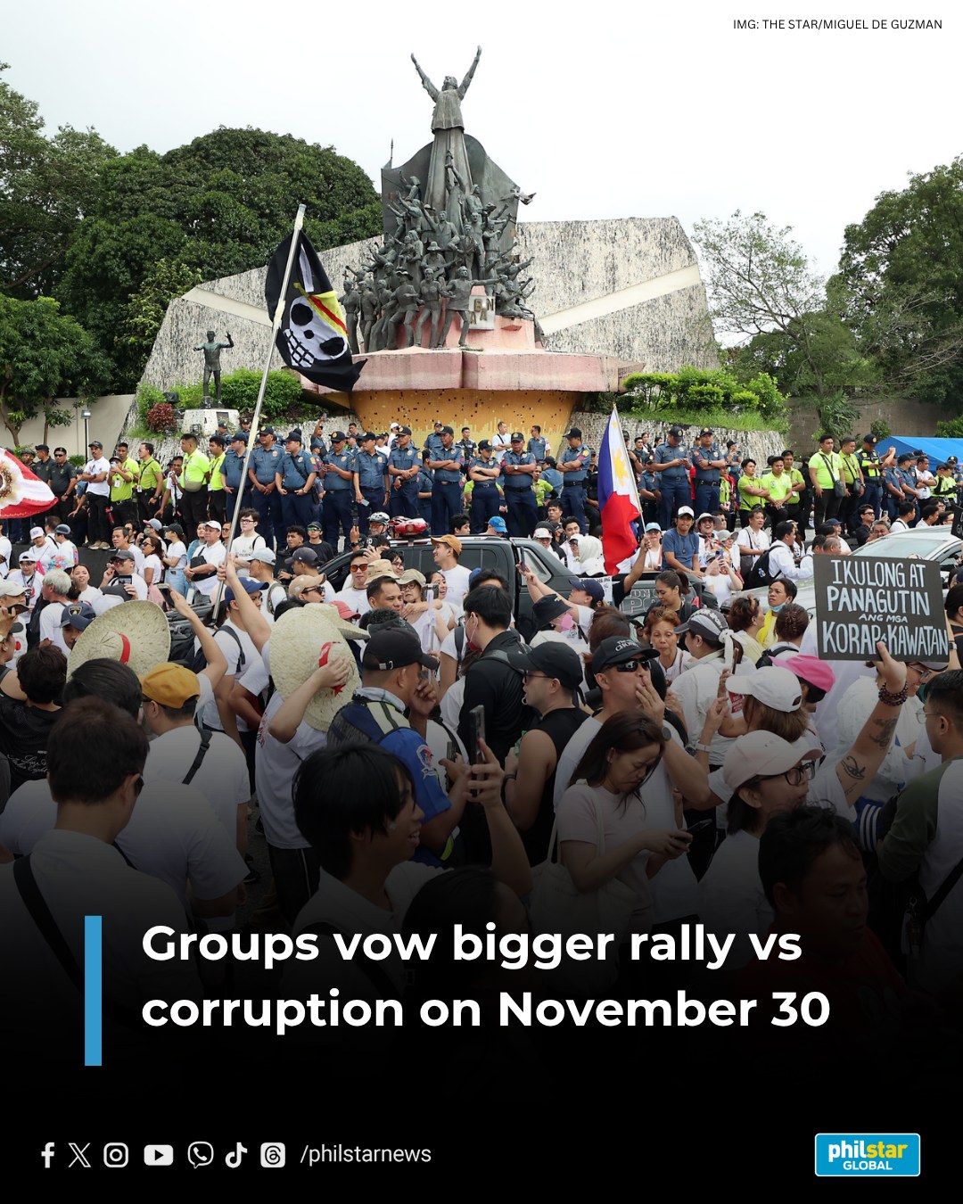 Philstar.com - LARGER ANTI-CORRUPTION PROTEST Various organizations ...