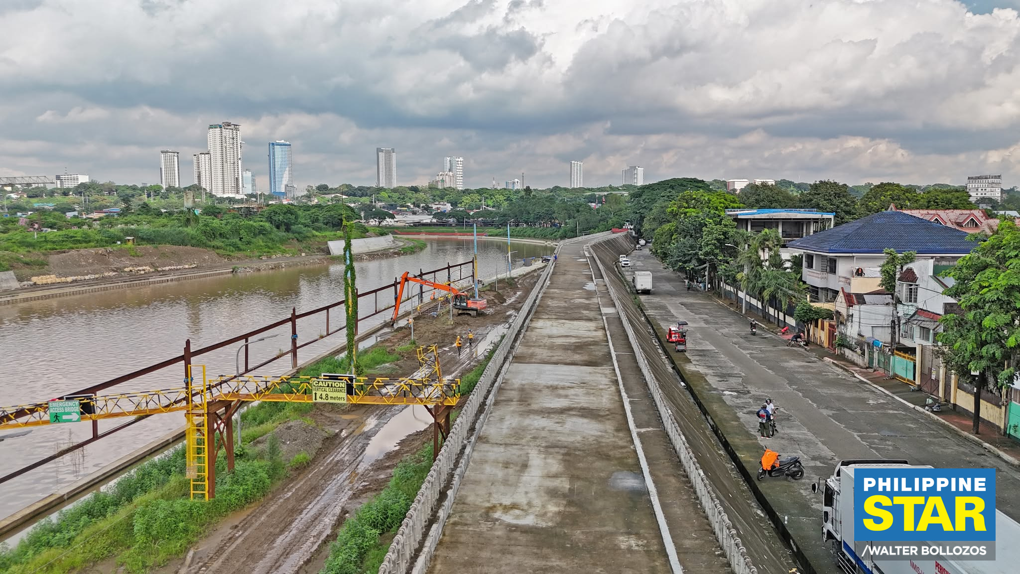 Philippine - A finished mega dike project by a Japan-funded initiative ...
