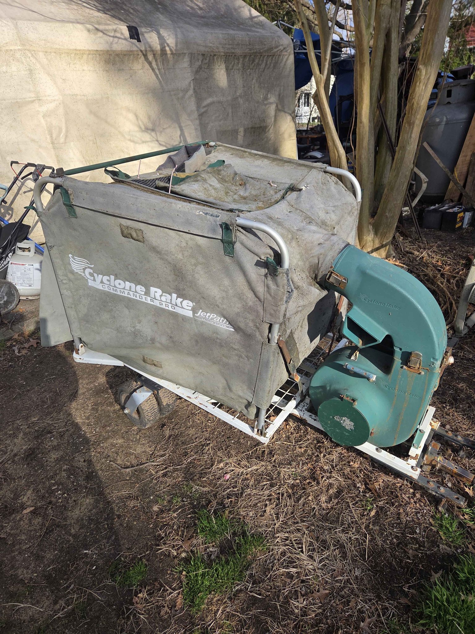 50 gallon cyclone leaf bagger/rake - Outdoor Power Equipment - Quinton ...