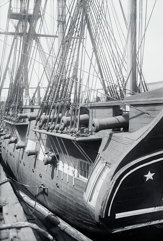 I Love - USS Constitution displaying her rigging, summer 1925. | Facebook