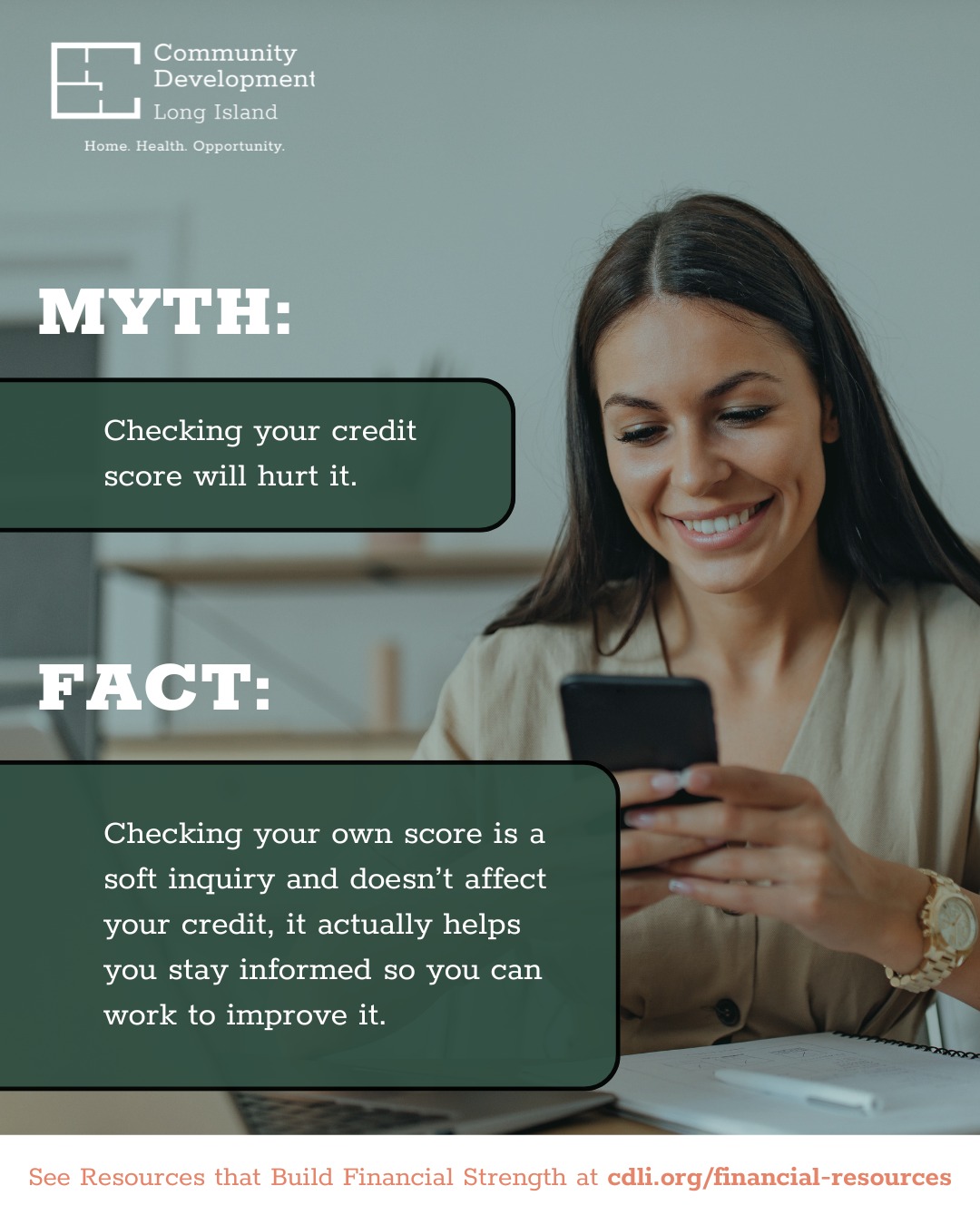 💳 Myth... - Community Development Corporation of Long Island | Facebook