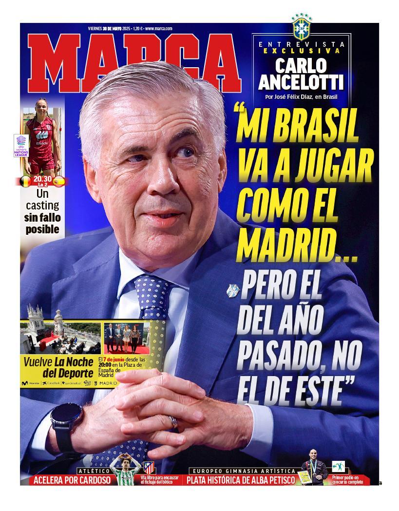 MARCA - #LaPortada 🗞️ ENTREVISTA EXCLUSIVA A CARLO... | Facebook
