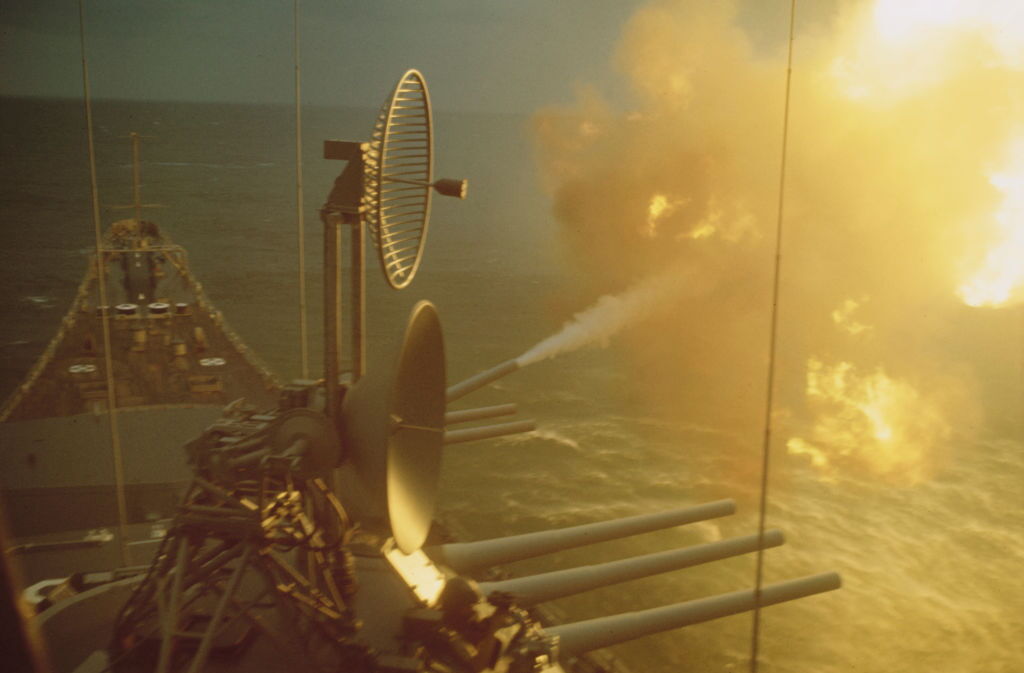 I Love - The USS New Jersey, an Iowa-class battleship serving the ...
