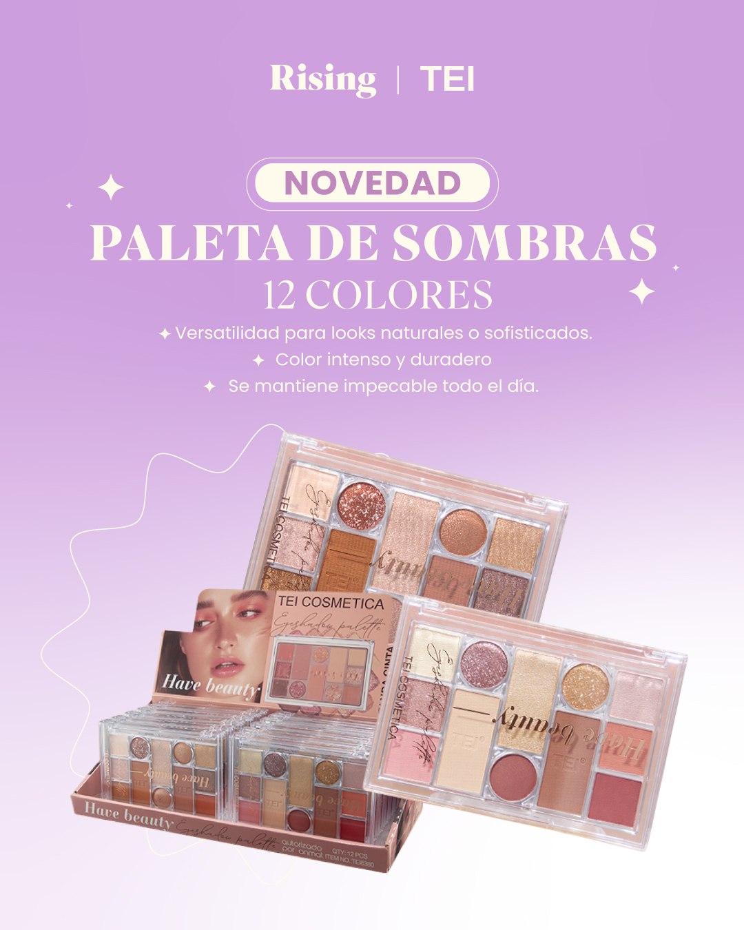Rising - 💜 PALETA 12 COLORES RISING | TEI 💜 ¡La novedad que no puede ...