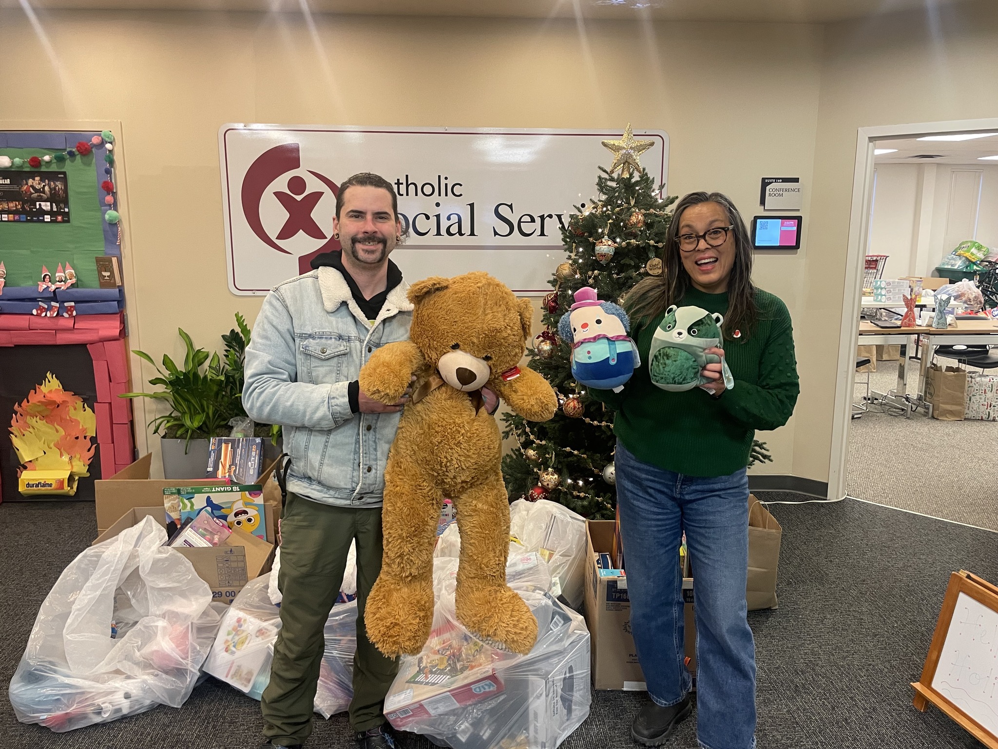 Catholic - The Helping Holidays Gift Drop-off is in full swing! Gift ...