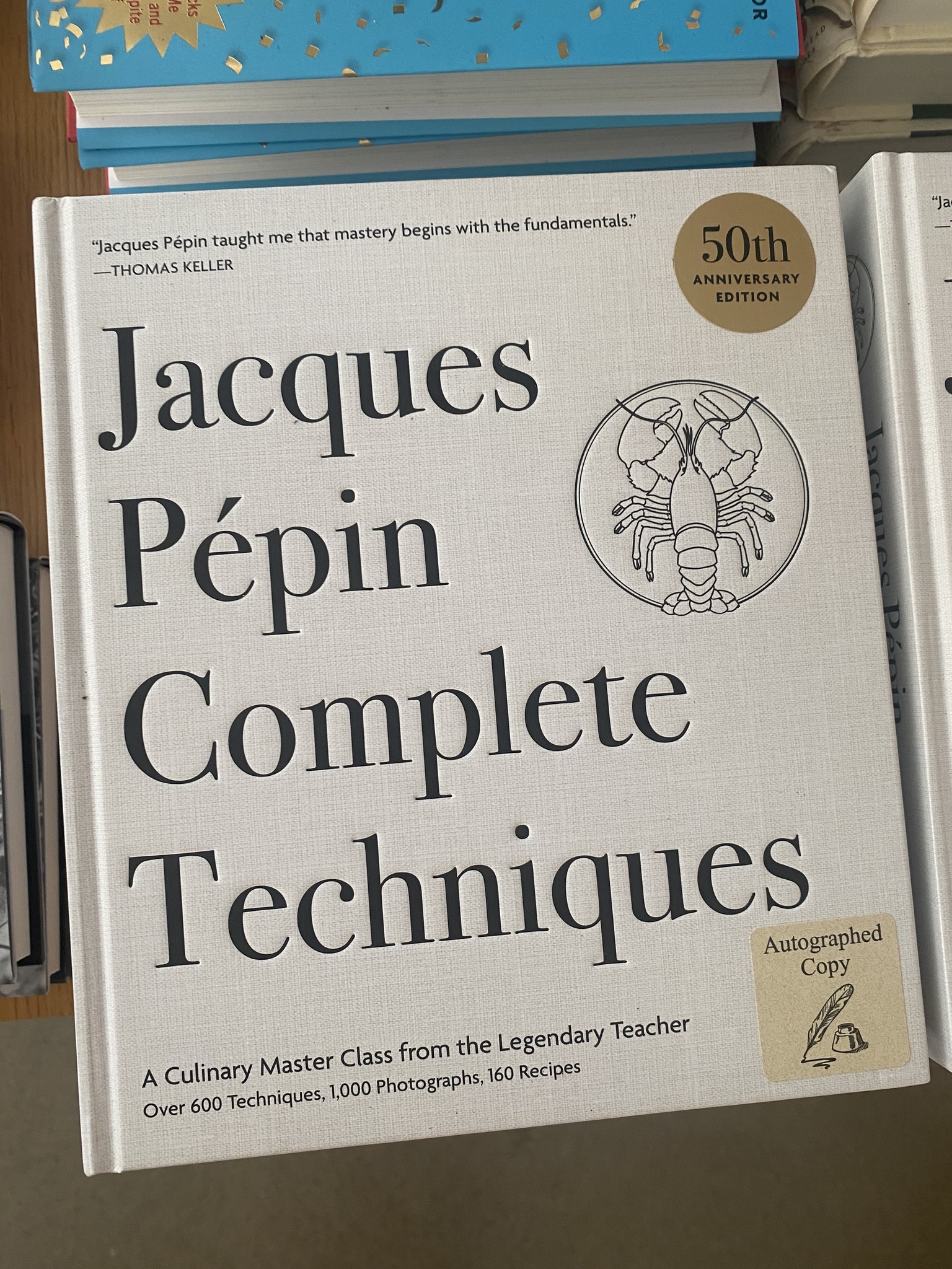 50th anniversary SIGNED edition Don t forget we ship magiccitybooks com jacquespepin cookbook specialedition signedbook