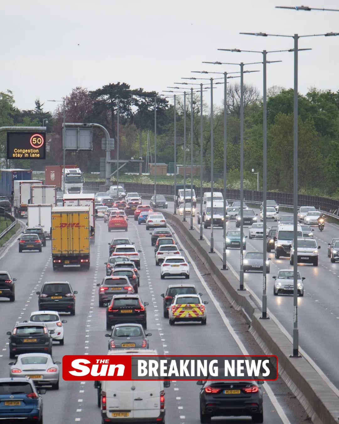 The Sun - Major UK motorway shuts in both directions... | Facebook