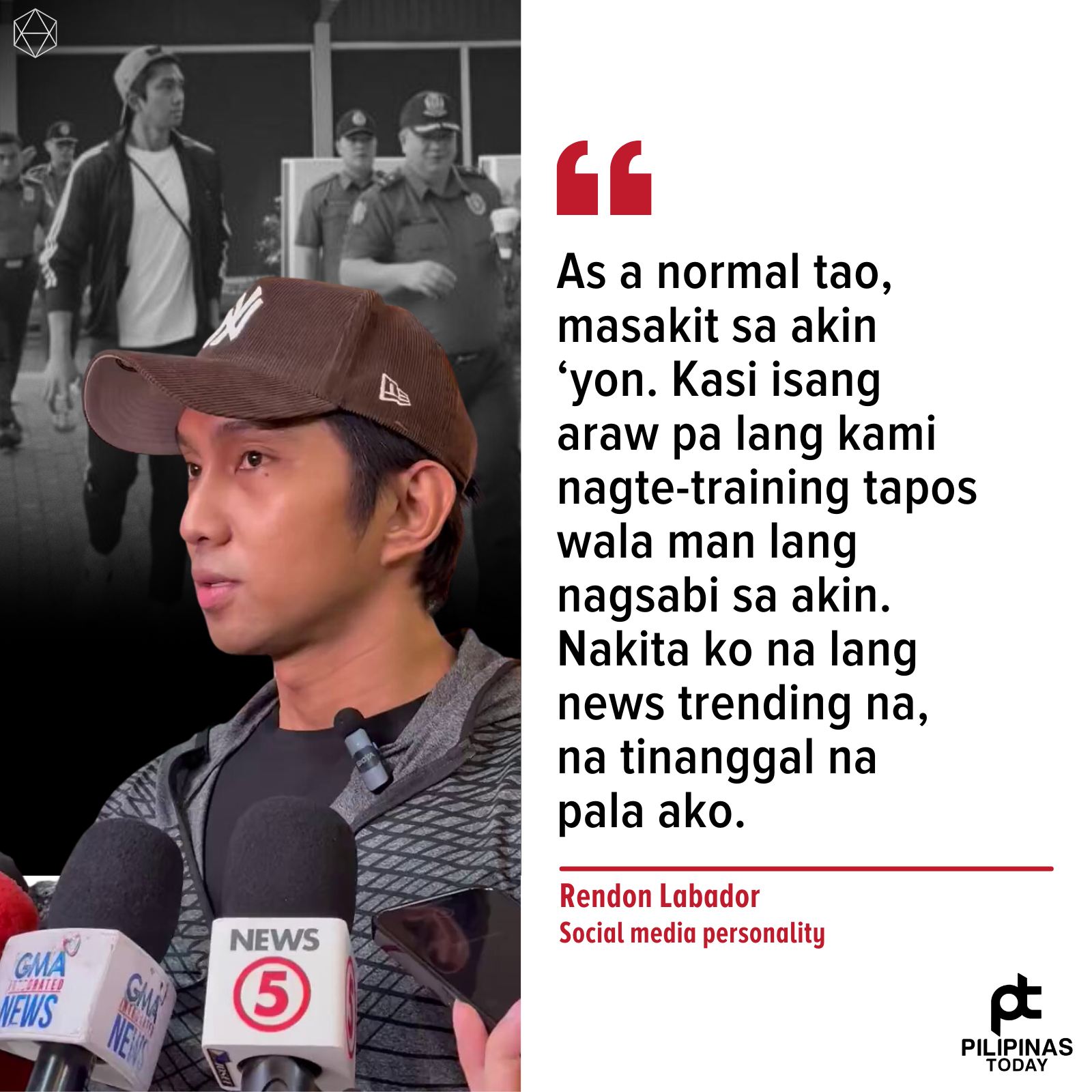 Pilipinas - Aminado ang social media personality na si Rendon Labador ...
