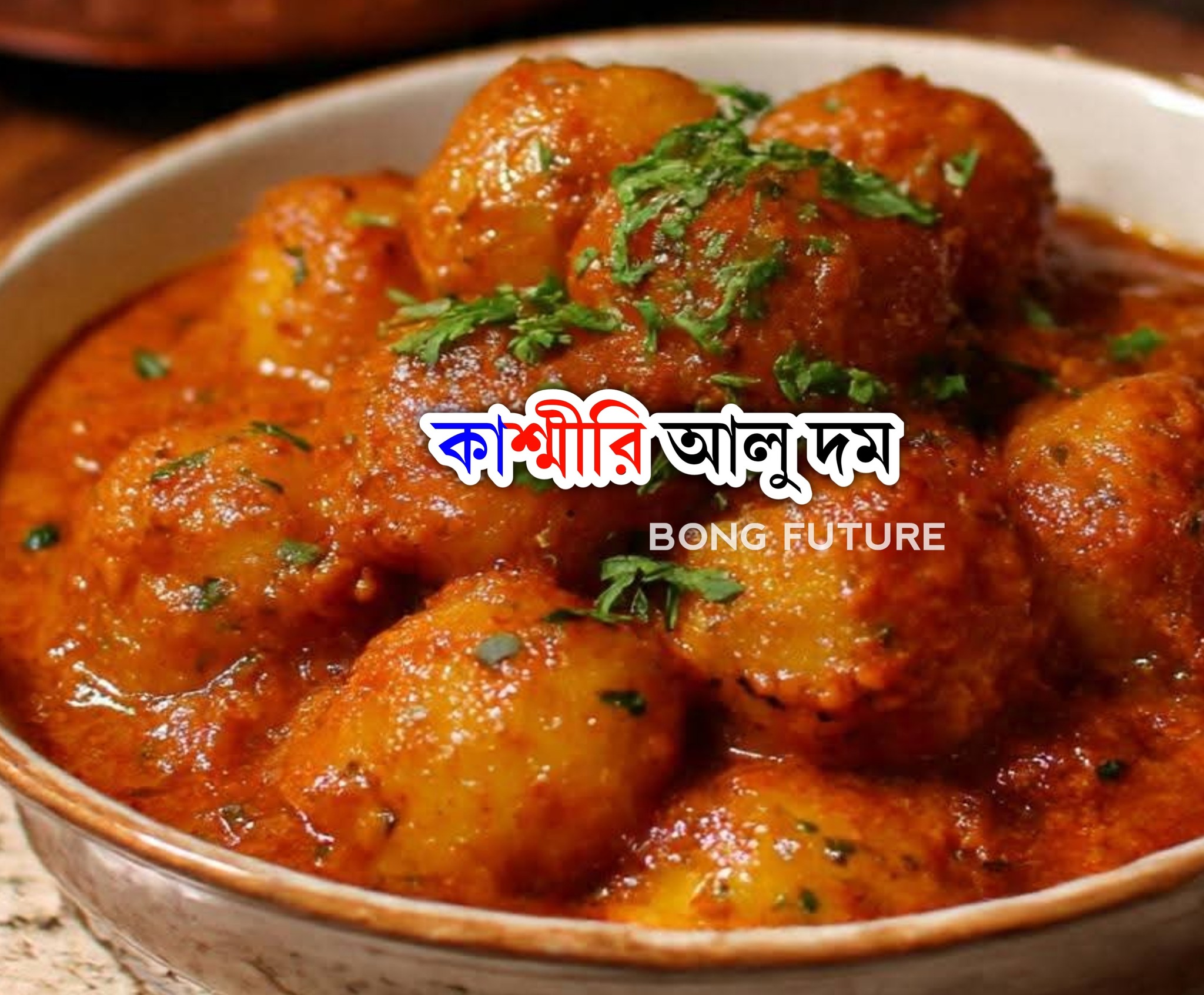 The বং - উপকরণঃ আলুর জন্যঃ ছোট বেবি আলু – ৮–১০টি লবণ – স্বাদমতো হলুদ