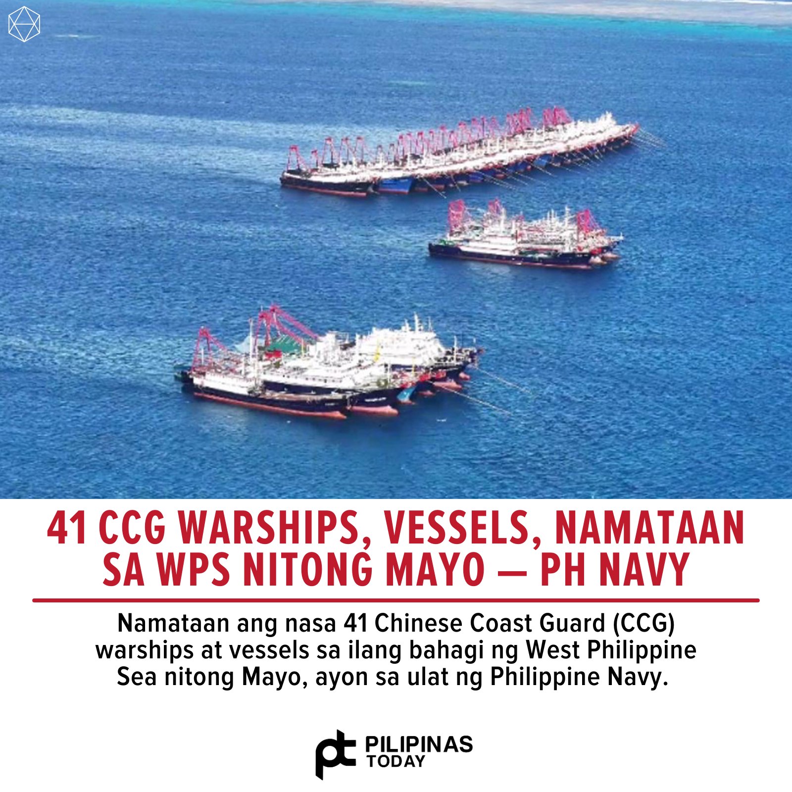 Pilipinas - Ayon sa ulat na inilabas ng Philippine Navy, namataan sa ...