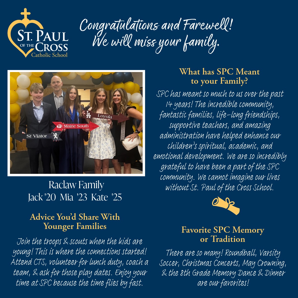 St. Paul of the Cross... - St. Paul of the Cross School