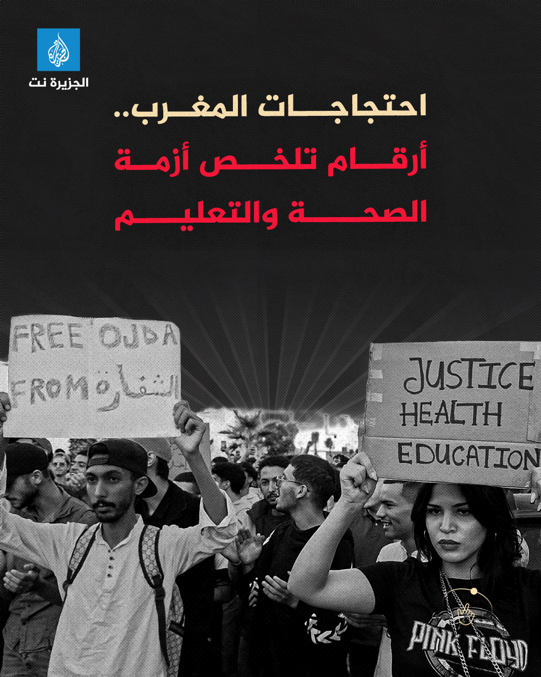 الجزيرة نت - حركة (جيل زد 212) تنظم وقفات احتجاجية في مدن... | Facebook