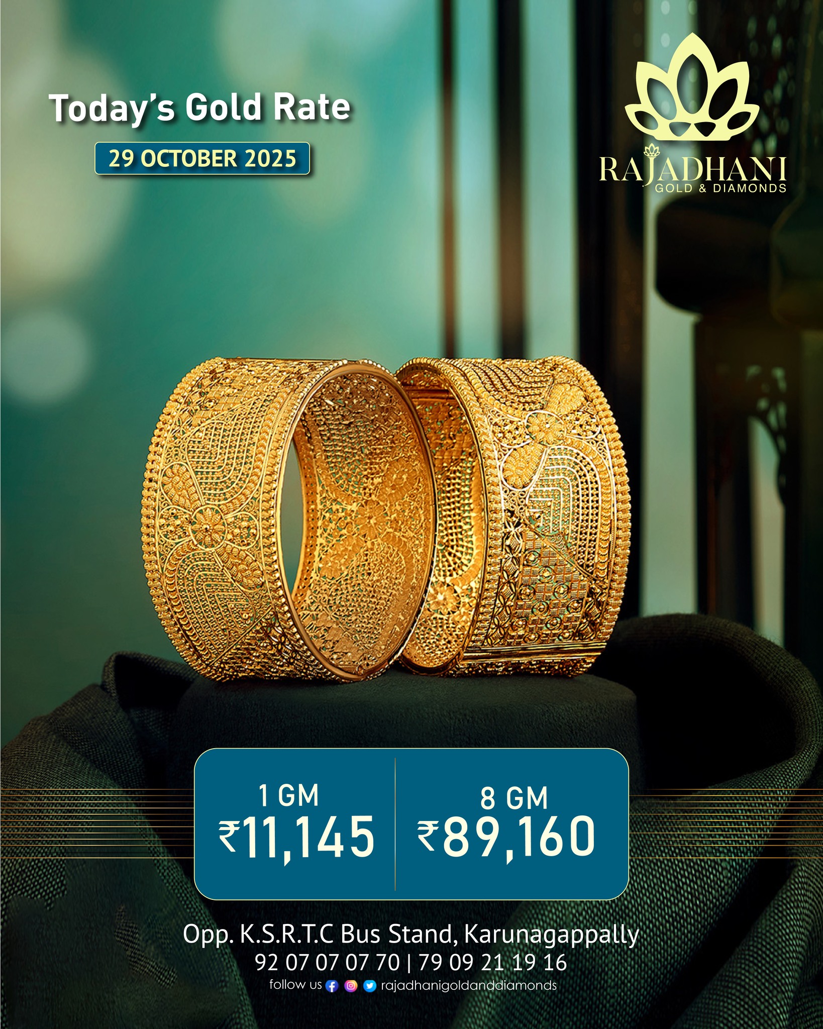 Rajadhani Gold and Diamonds Karunagappally