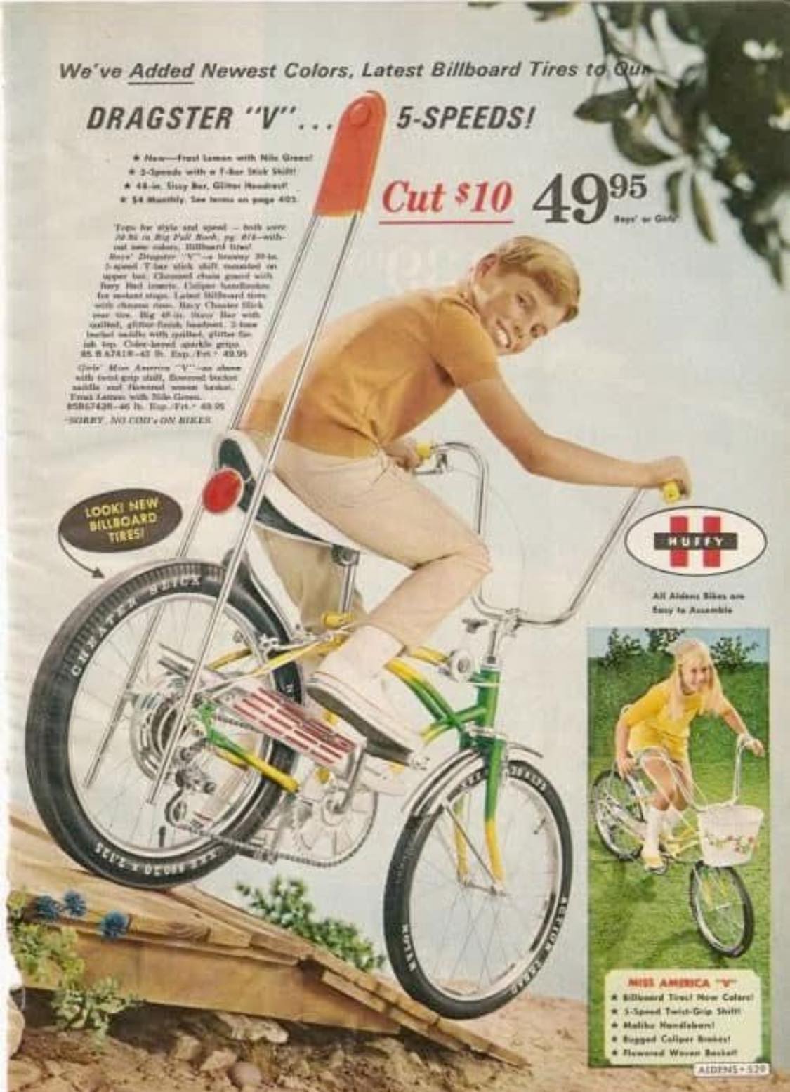 Classic - Dragster V…5 speed Huffy, because who needs a sports car?