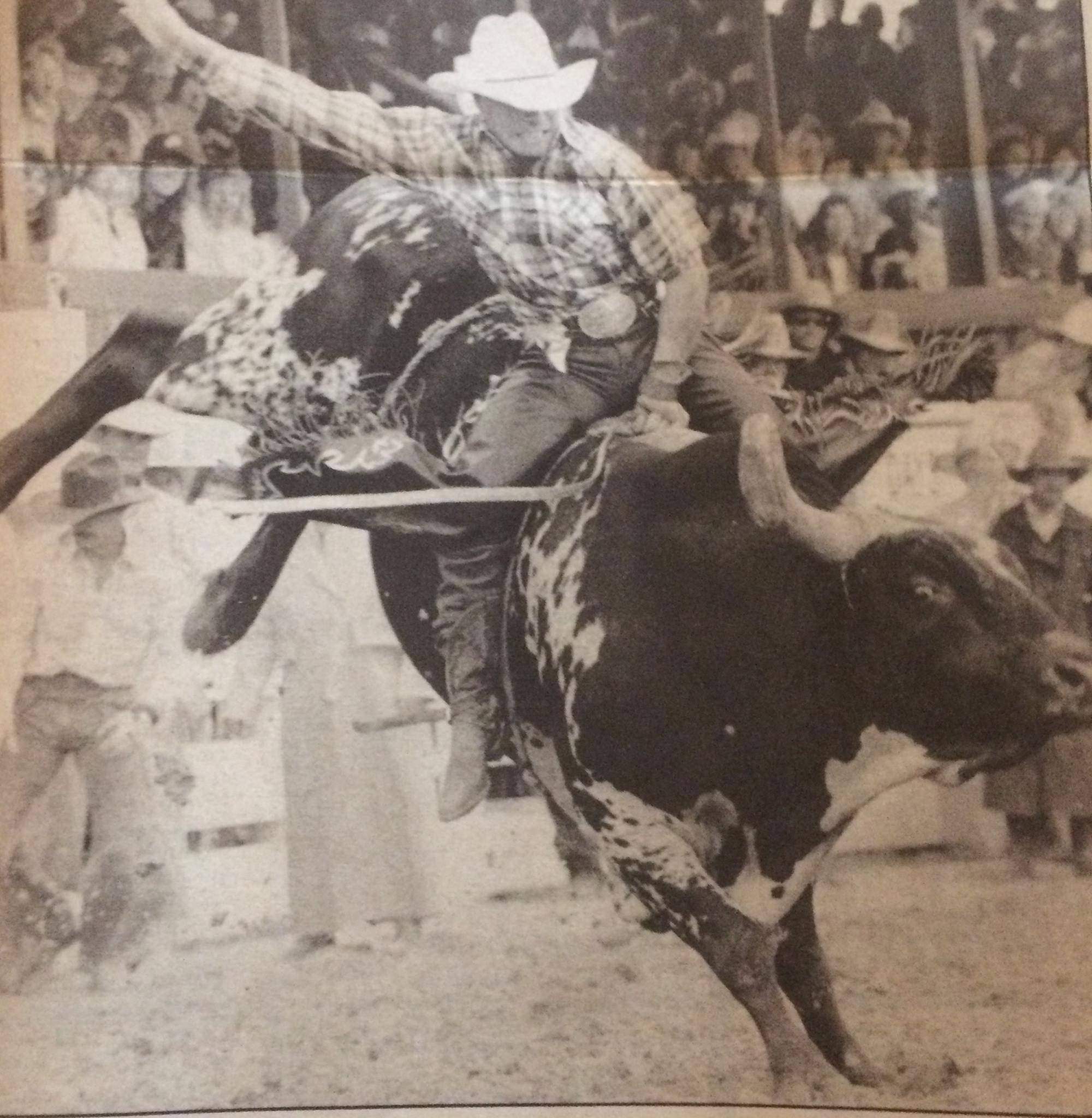 Kendra - This is an old newspaper clipping from the ride Marty 