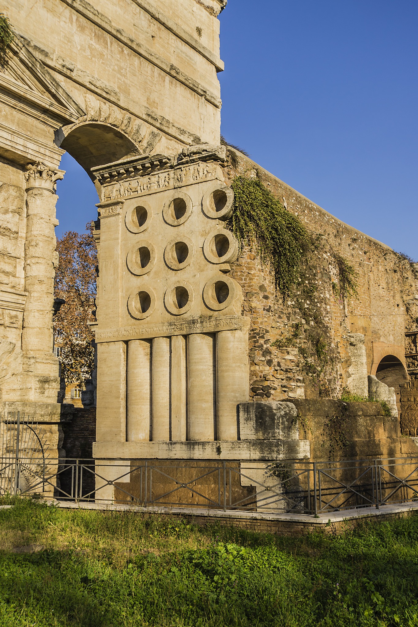 Chi-Rho - The enigmatic Tomb of Eurysaces the Baker is located just ...