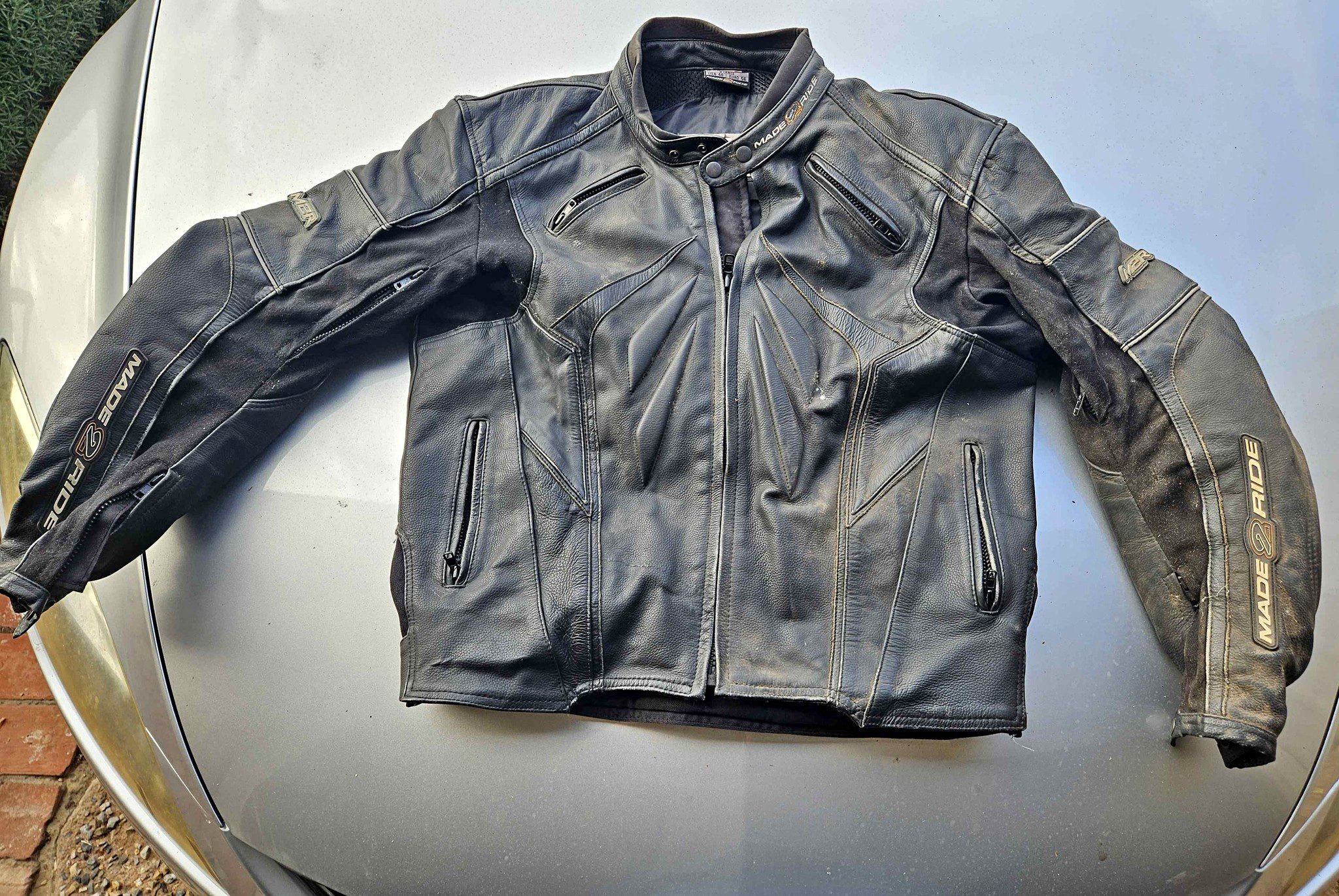 M2R leather bike jacket with armour, XL size - Coats & Jackets ...