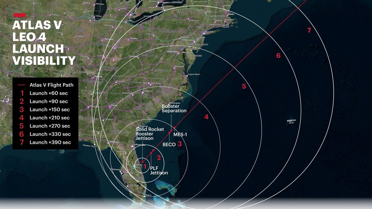 What time is liftoff? ULA Atlas V... - Tallahassee Democrat | Facebook
