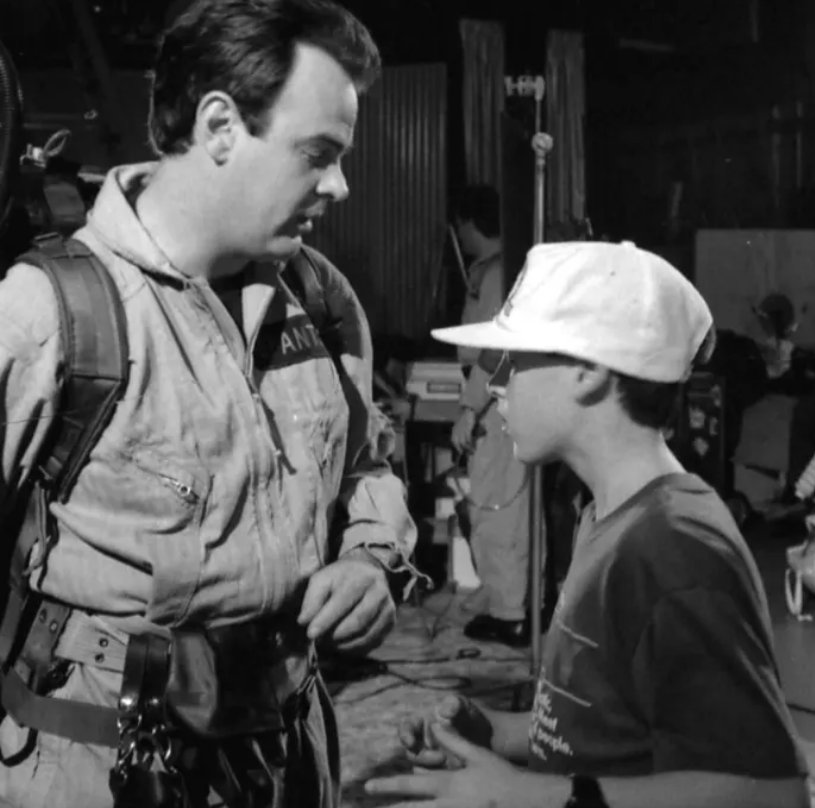 80sTees.com - Dan Aykroyd and Jason Reitman on the set of... | Facebook