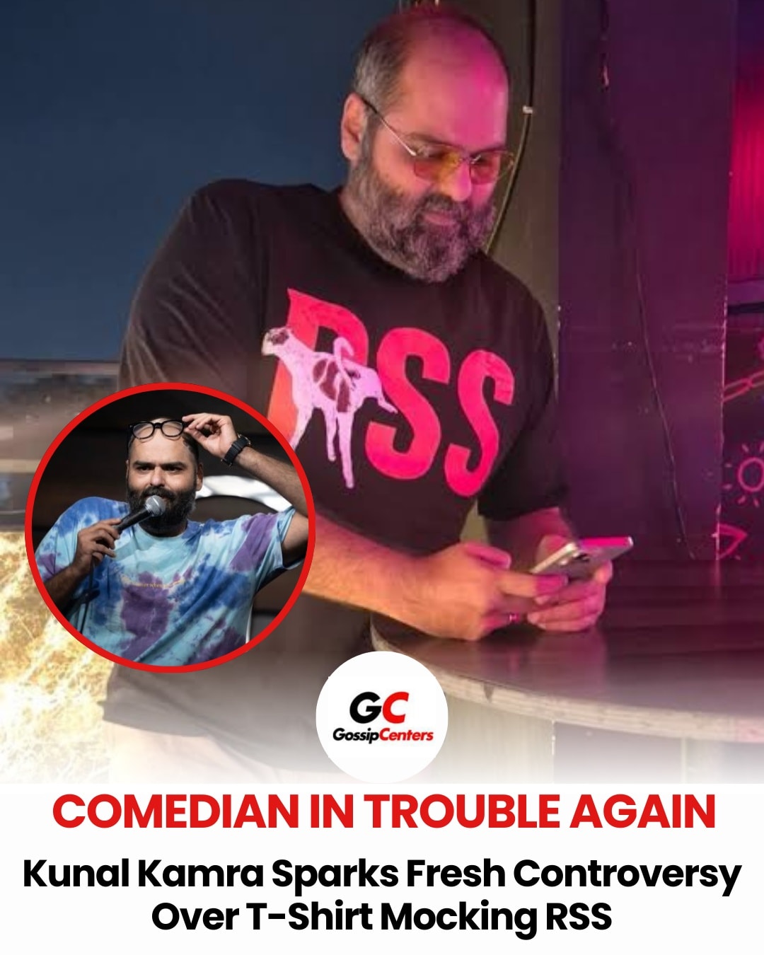 Gossip Centers - 📢 Kunal Kamra Sparks Fresh Controversy... | Facebook