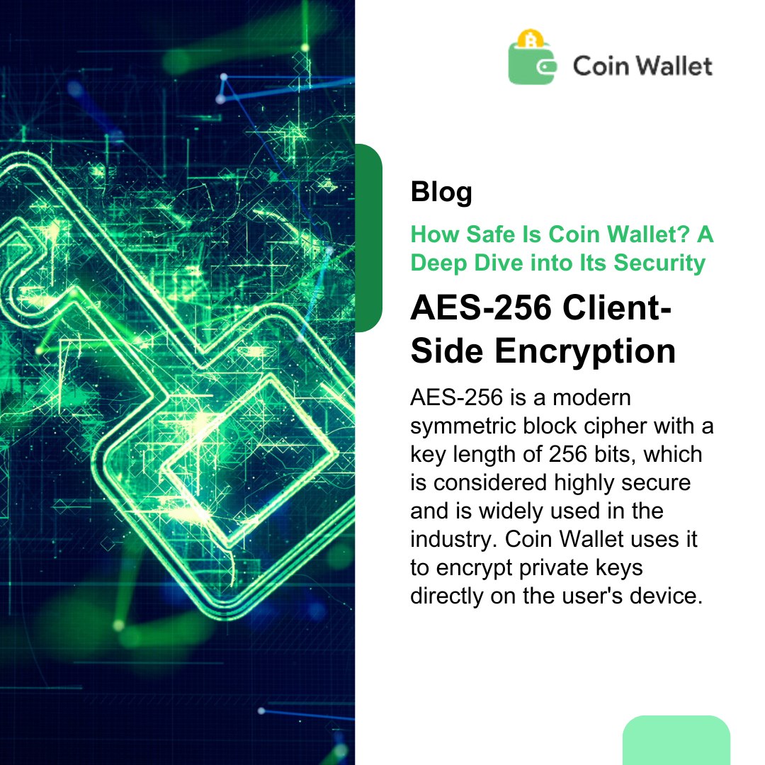 Coin Wallet - AES-256 is a modern symmetric block cipher... | Facebook