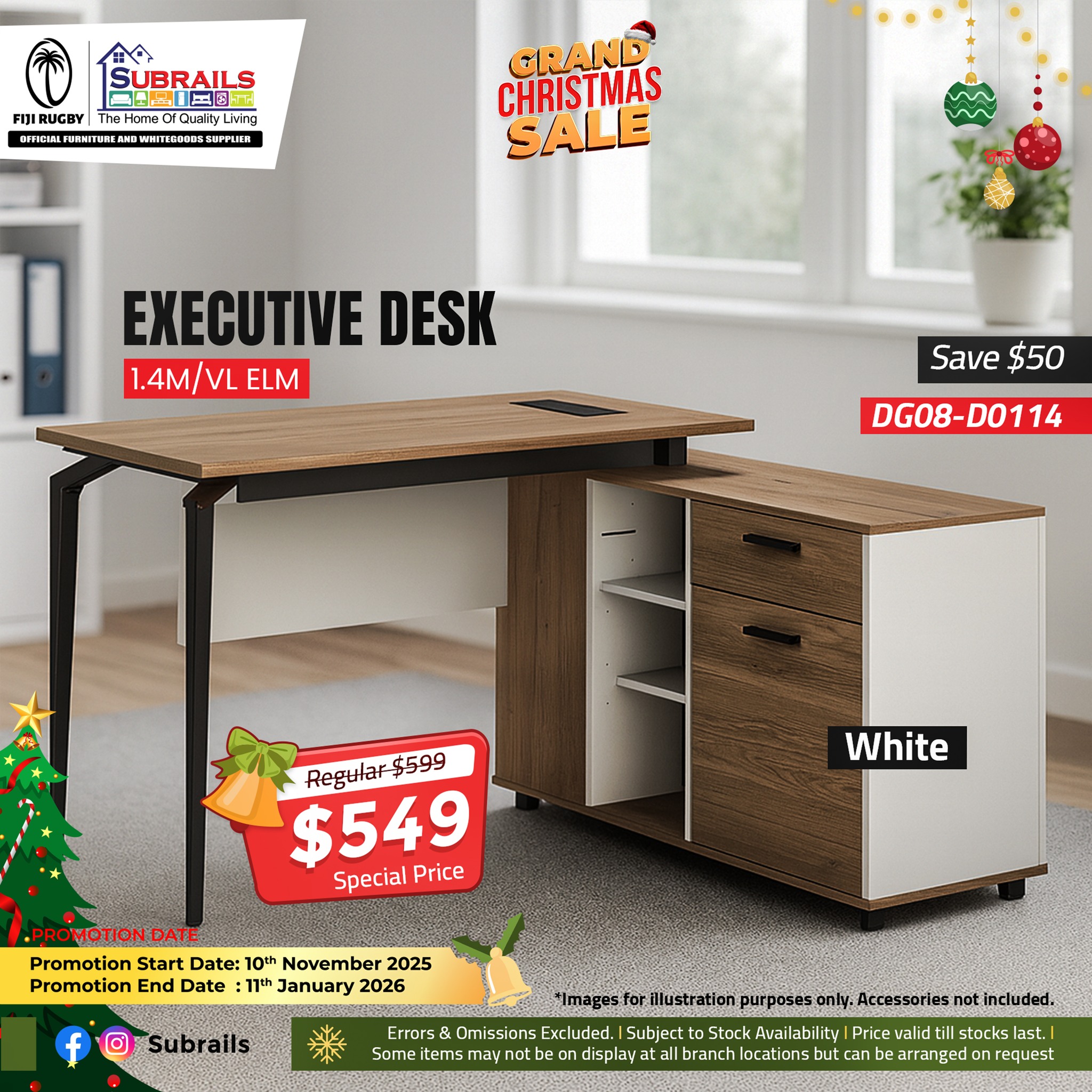 Subrails - 🎄 Grand Christmas Sale – Work in Style This Season! Upgrade ...