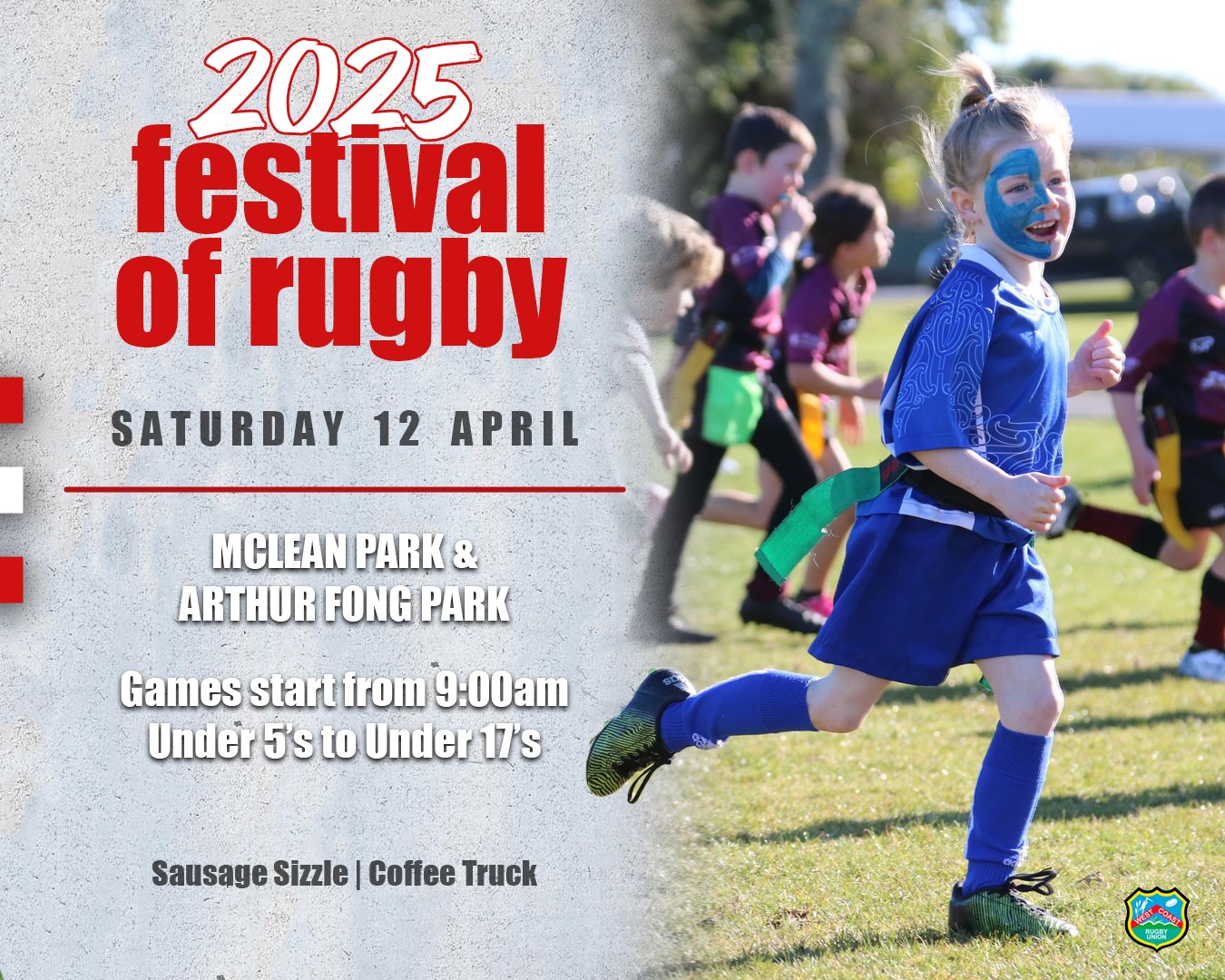 West - 2025 Festival of Rugby is here! When: Saturday 12th April 2025 ...