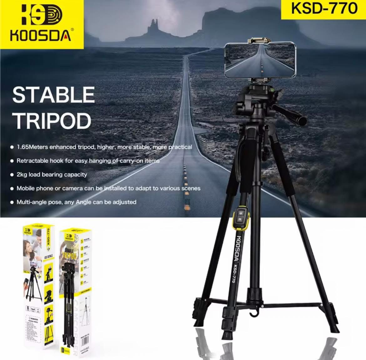 2PCS 9.2ft Heavy Duty Light Stand Tripod Stainless