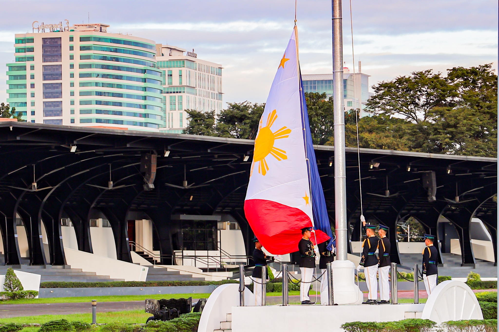 Armed - The Philippine flag is raised during the AFP’s first flag ...