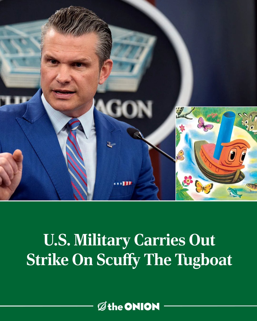 The Onion - U.S. Military Carries Out Strike On Scuffy The... | Facebook