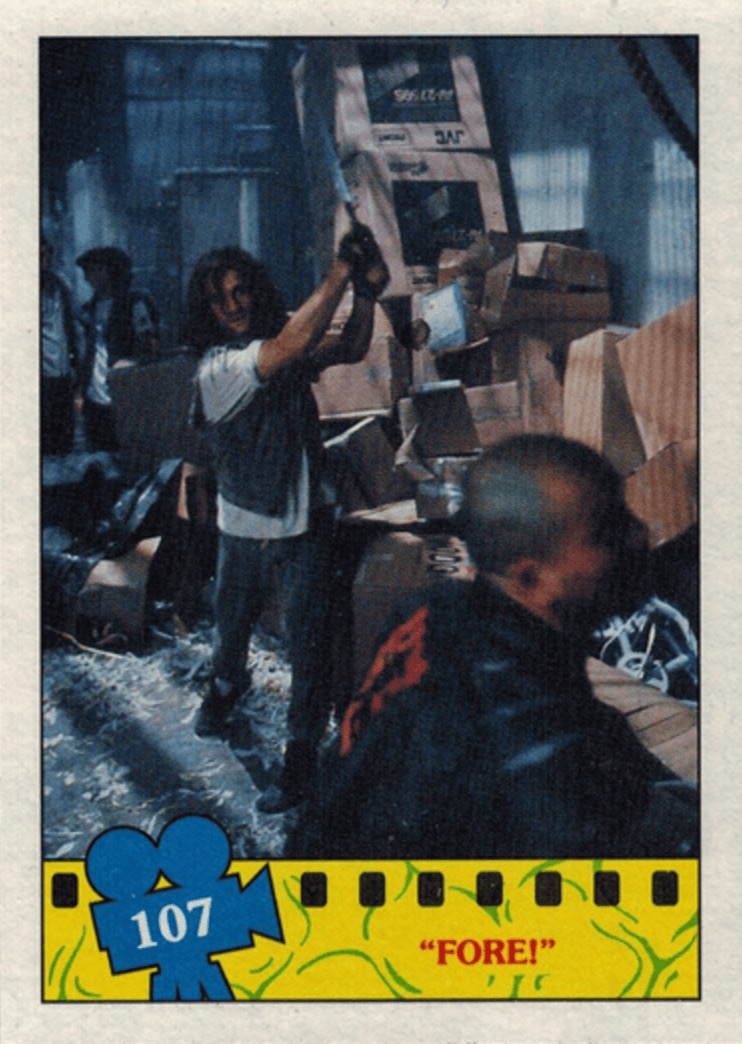 1990 Teenage Mutant Ninja Turtles Movie Trading Card featuring
