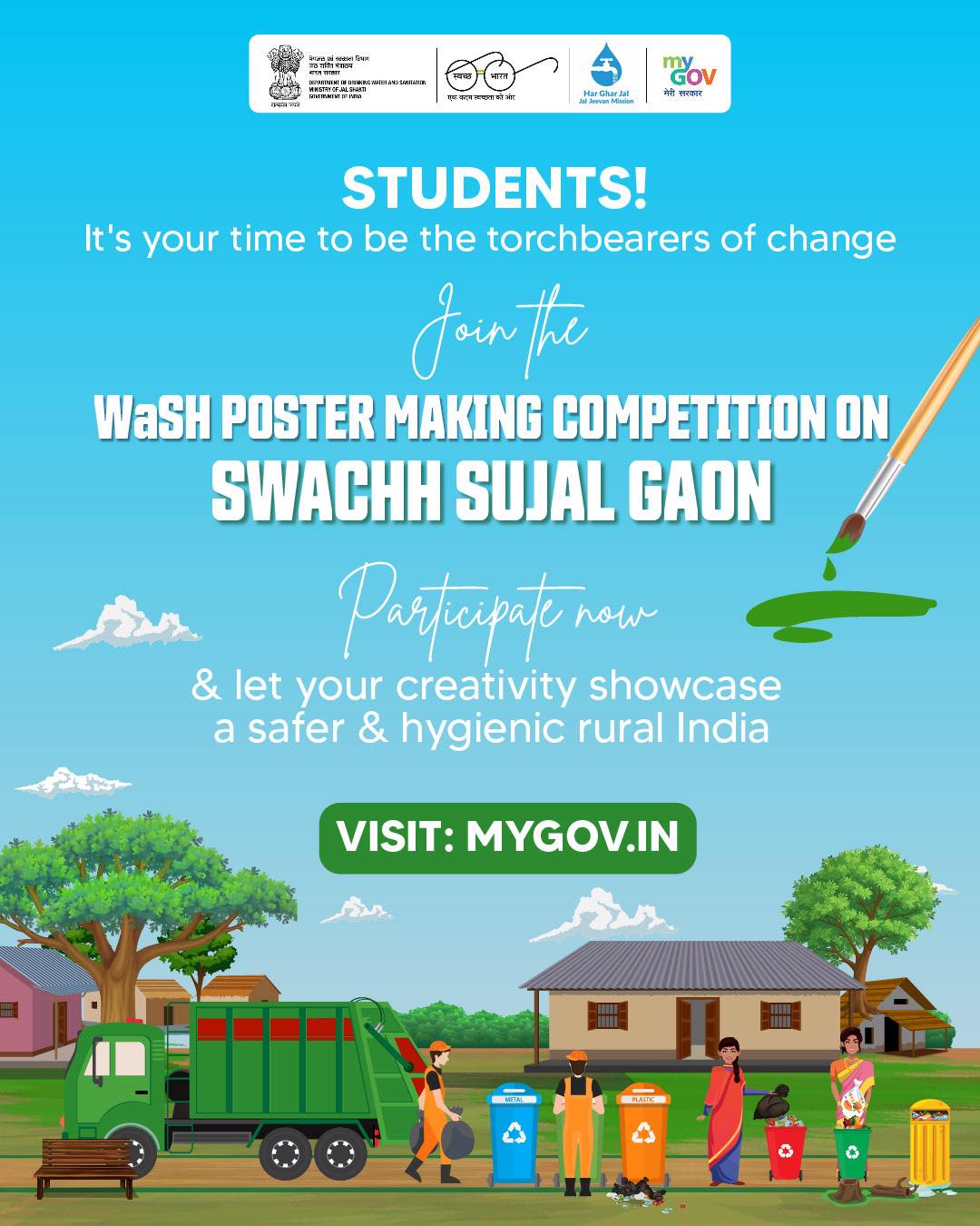MyGovIndia - Empower Young Minds Through Art! Take part in the WaSH ...