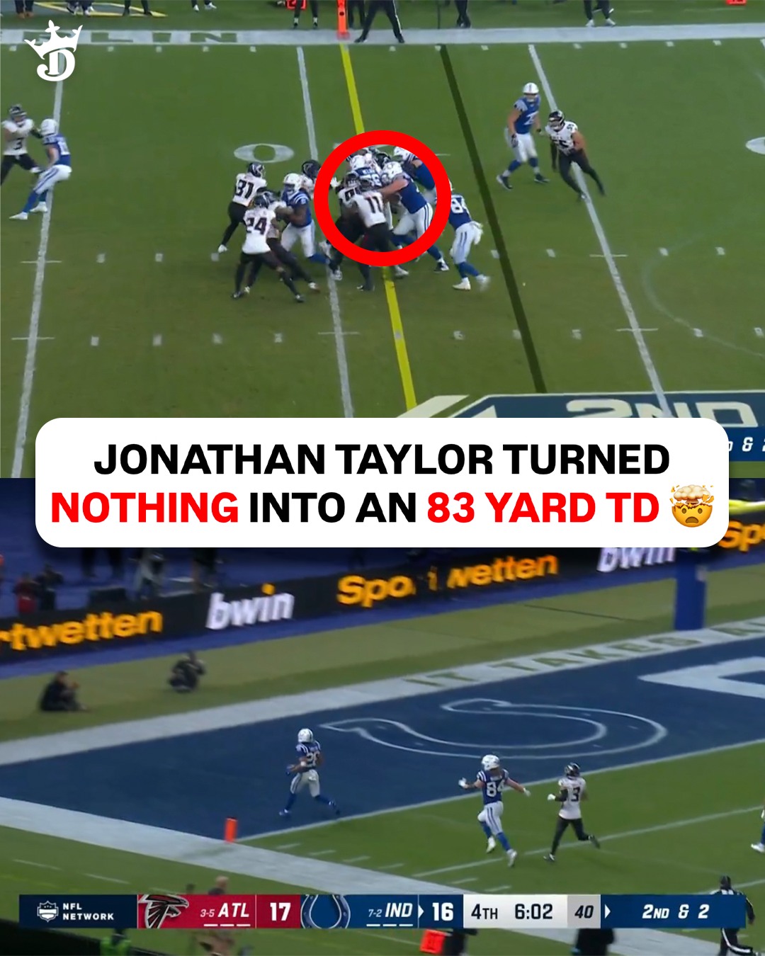 DraftKings - Jonathan Taylor is so good at football | Facebook